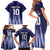 Argentina Football Custom Family Matching Short Sleeve Bodycon Dress and Hawaiian Shirt Vamos La Albiceleste Vintage