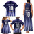 Argentina Football Custom Family Matching Tank Maxi Dress and Hawaiian Shirt Vamos La Albiceleste Vintage