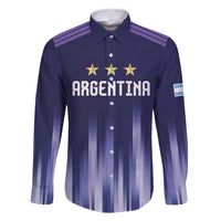 Argentina Football Custom Family Matching Tank Maxi Dress and Hawaiian Shirt Vamos La Albiceleste Vintage