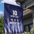 Argentina Football Custom Garden Flag Vamos La Albiceleste Vintage