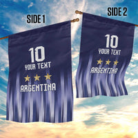 Argentina Football Custom Garden Flag Vamos La Albiceleste Vintage
