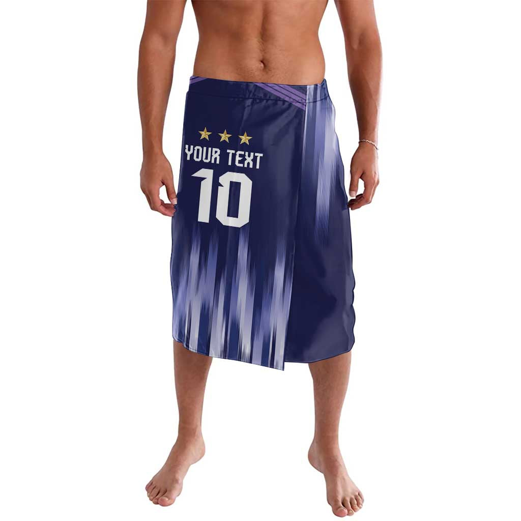 Argentina Football Custom Lavalava Vamos La Albiceleste Vintage