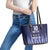 Argentina Football Custom Leather Tote Bag Vamos La Albiceleste Vintage