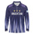 Argentina Football Custom Long Sleeve Polo Shirt Vamos La Albiceleste Vintage