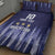 Argentina Football Custom Quilt Bed Set Vamos La Albiceleste Vintage