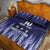 Argentina Football Custom Quilt Bed Set Vamos La Albiceleste Vintage