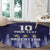 Argentina Football Custom Round Carpet Vamos La Albiceleste Vintage