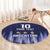 Argentina Football Custom Round Carpet Vamos La Albiceleste Vintage