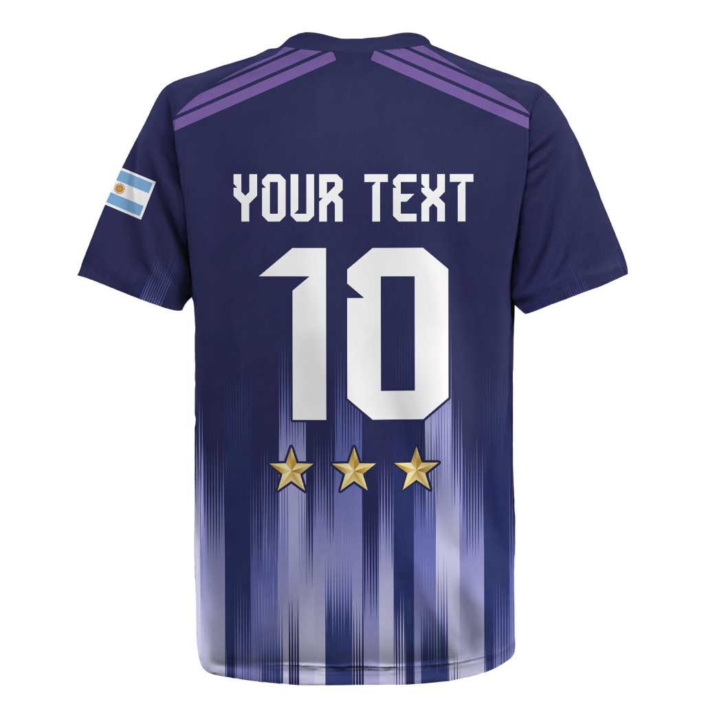Argentina Football Custom Rugby Jersey Vamos La Albiceleste Vintage