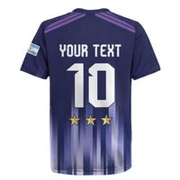 Argentina Football Custom Rugby Jersey Vamos La Albiceleste Vintage