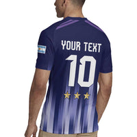 Argentina Football Custom Rugby Jersey Vamos La Albiceleste Vintage