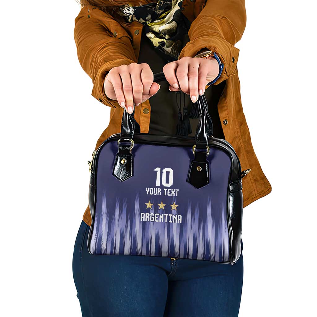 Argentina Football Custom Shoulder Handbag Vamos La Albiceleste Vintage