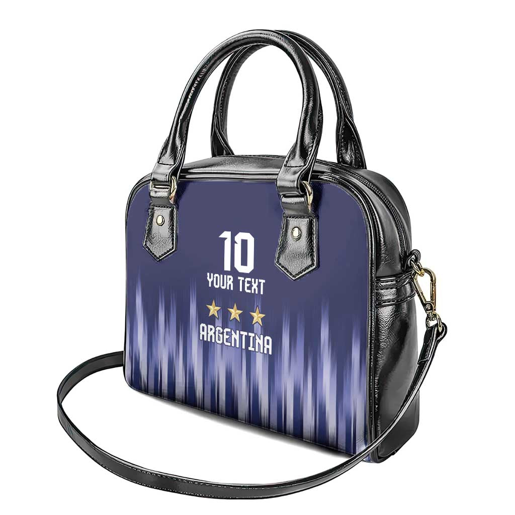 Argentina Football Custom Shoulder Handbag Vamos La Albiceleste Vintage