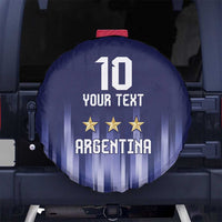 Argentina Football Custom Spare Tire Cover Vamos La Albiceleste Vintage
