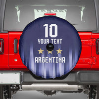 Argentina Football Custom Spare Tire Cover Vamos La Albiceleste Vintage