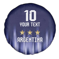 Argentina Football Custom Spare Tire Cover Vamos La Albiceleste Vintage