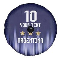 Argentina Football Custom Spare Tire Cover Vamos La Albiceleste Vintage