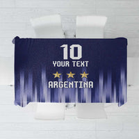 Argentina Football Custom Tablecloth Vamos La Albiceleste Vintage