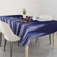Argentina Football Custom Tablecloth Vamos La Albiceleste Vintage