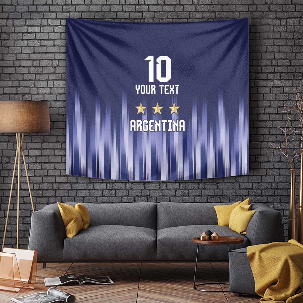 Argentina Football Custom Tapestry Vamos La Albiceleste Vintage