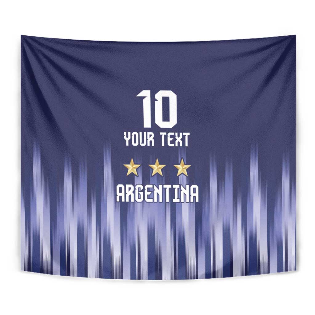 Argentina Football Custom Tapestry Vamos La Albiceleste Vintage
