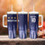 Argentina Football Custom Tumbler With Handle Vamos La Albiceleste Vintage