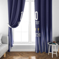 Argentina Football Custom Window Curtain Vamos La Albiceleste Vintage