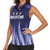 Argentina Football Custom Women Sleeveless Polo Shirt Vamos La Albiceleste Vintage