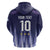Argentina Football Custom Zip Hoodie Vamos La Albiceleste Vintage