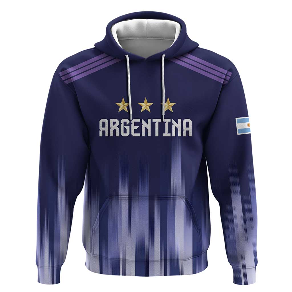 Argentina Football Custom Zip Hoodie Vamos La Albiceleste Vintage