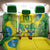 Brazil Football Custom Back Car Seat Cover Brasil Birds Mascot Bora Brasil!