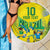 Brazil Football Custom Beach Blanket Brasil Birds Mascot Bora Brasil!