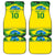 Brazil Football Custom Car Mats Brasil Birds Mascot Bora Brasil!