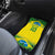 Brazil Football Custom Car Mats Brasil Birds Mascot Bora Brasil!