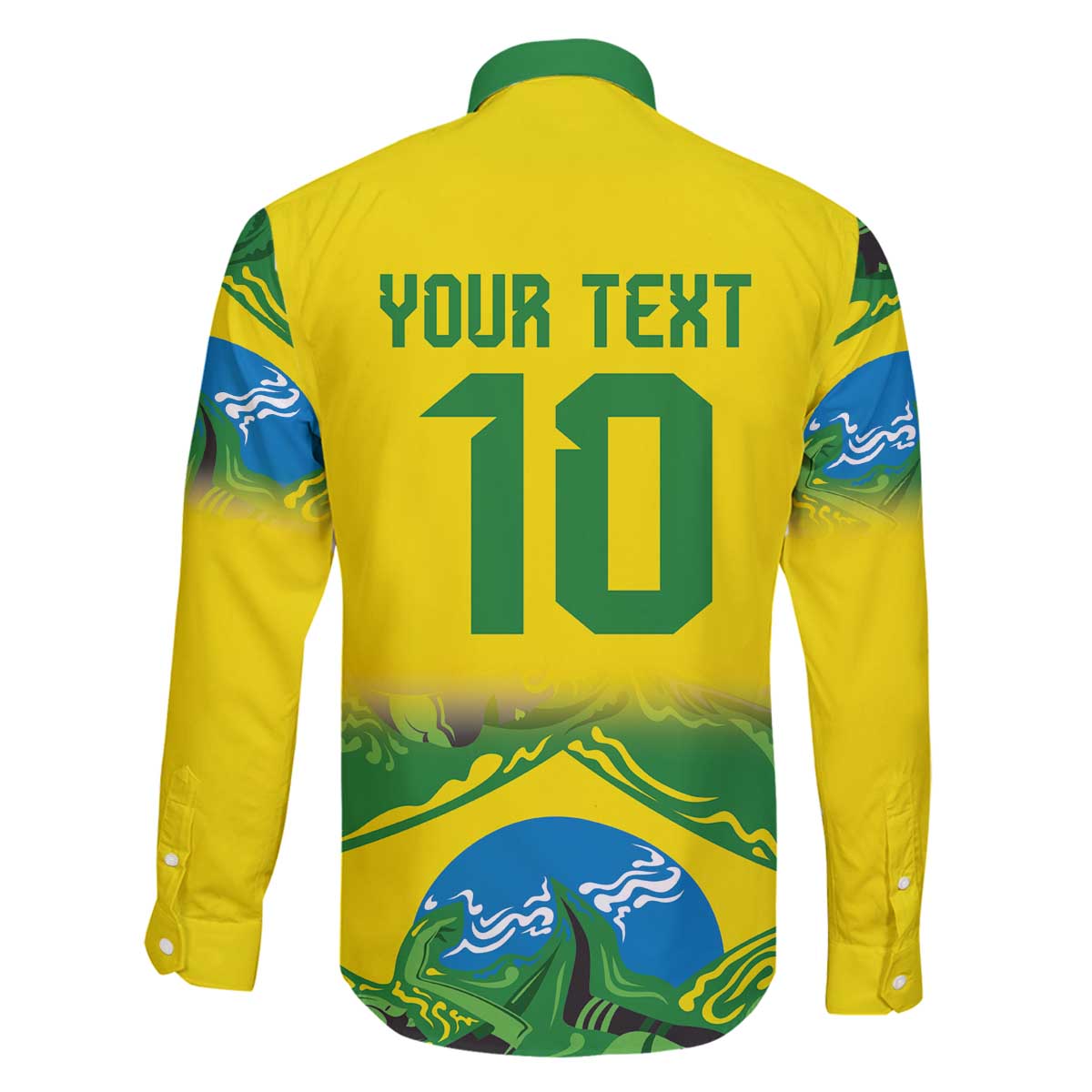 Brazil Football Custom Family Matching Off The Shoulder Long Sleeve Dress and Hawaiian Shirt Brasil Birds Mascot Bora Brasil!