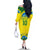 Brazil Football Custom Family Matching Off The Shoulder Long Sleeve Dress and Hawaiian Shirt Brasil Birds Mascot Bora Brasil!