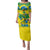 Brazil Football Custom Family Matching Puletasi and Hawaiian Shirt Brasil Birds Mascot Bora Brasil!
