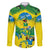 Brazil Football Custom Family Matching Summer Maxi Dress and Hawaiian Shirt Brasil Birds Mascot Bora Brasil!