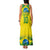Brazil Football Custom Family Matching Tank Maxi Dress and Hawaiian Shirt Brasil Birds Mascot Bora Brasil!