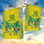 Brazil Football Custom Garden Flag Brasil Birds Mascot Bora Brasil!