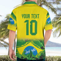Brazil Football Custom Hawaiian Shirt Brasil Birds Mascot Bora Brasil!