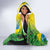 Brazil Football Custom Hooded Blanket Brasil Birds Mascot Bora Brasil!
