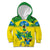 Brazil Football Custom Kid Hoodie Brasil Birds Mascot Bora Brasil!