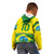 Brazil Football Custom Kid Hoodie Brasil Birds Mascot Bora Brasil!