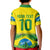 Brazil Football Custom Kid Polo Shirt Brasil Birds Mascot Bora Brasil!