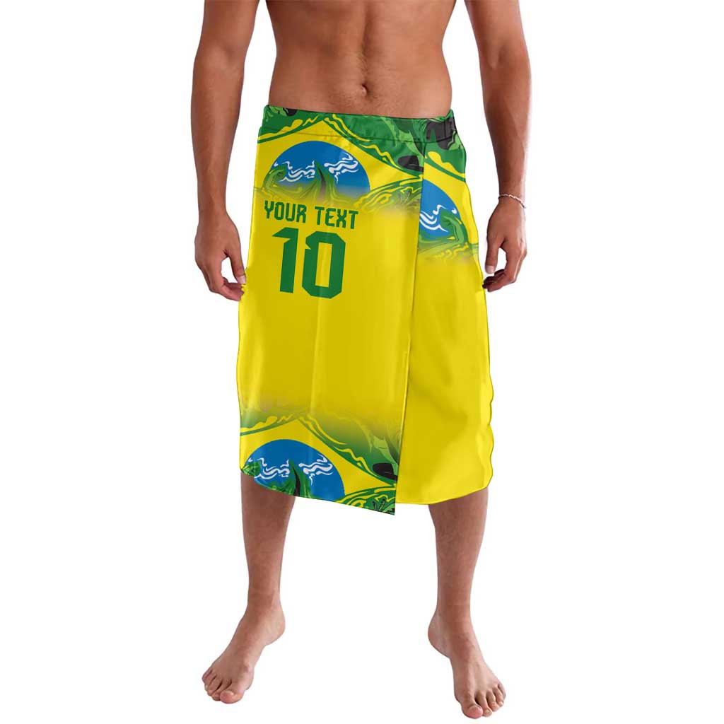 Brazil Football Custom Lavalava Brasil Birds Mascot Bora Brasil!