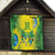 Brazil Football Custom Quilt Brasil Birds Mascot Bora Brasil!