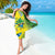 Brazil Football Custom Sarong Brasil Birds Mascot Bora Brasil!