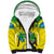 Brazil Football Custom Sherpa Hoodie Brasil Birds Mascot Bora Brasil!