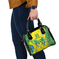 Brazil Football Custom Shoulder Handbag Brasil Birds Mascot Bora Brasil!